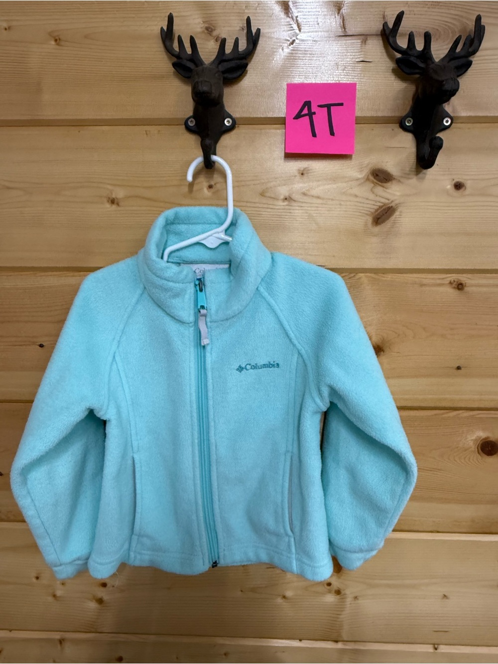 Columbia Toddler Aqua Blue Fleece Jacket - 4T